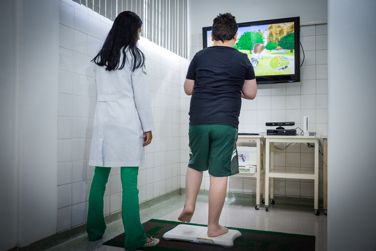 Clínica de fisioterapia - realidade virtual